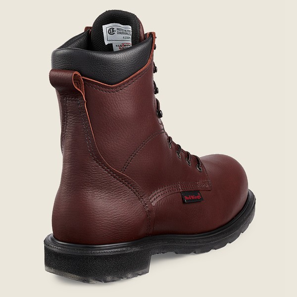 Red Wing Safety Boots Supersole® 2.0 - 8-inch Csa Toe - Burgundy - Mens XWG308615